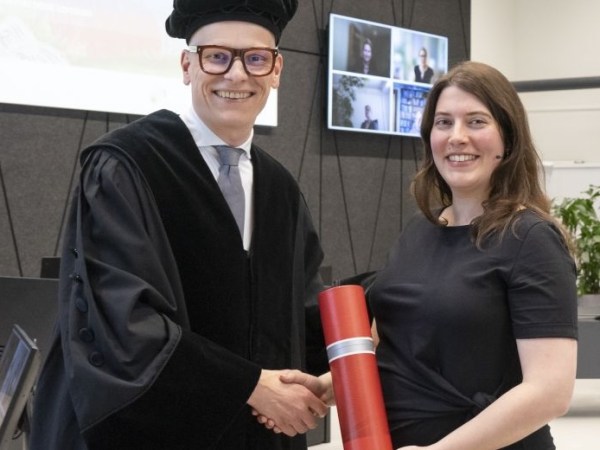 Two PhD graduates in the Building Acoustics&nbsp;team!